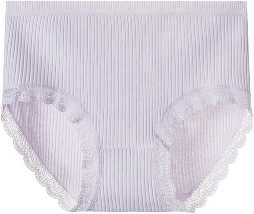 Teen Girls Cotton Underwear 6 Pack Comfort Lace Trim Briefs Panties (Large, Style1) - Image 3