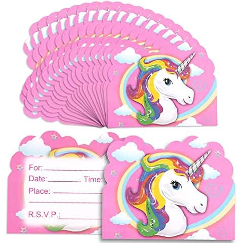 OFFCUP Invitaciones de Fiesta para Niños, 20pcs Cover
