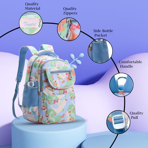 Image of Tinytot 30 Litre, Stylish & Trendy Water Resistant High Storage Multi-purpose School Backpack College Bag Travel Standard Backpack Bag For Boys & Girls, 2nd Standard Onward, 19 Inch