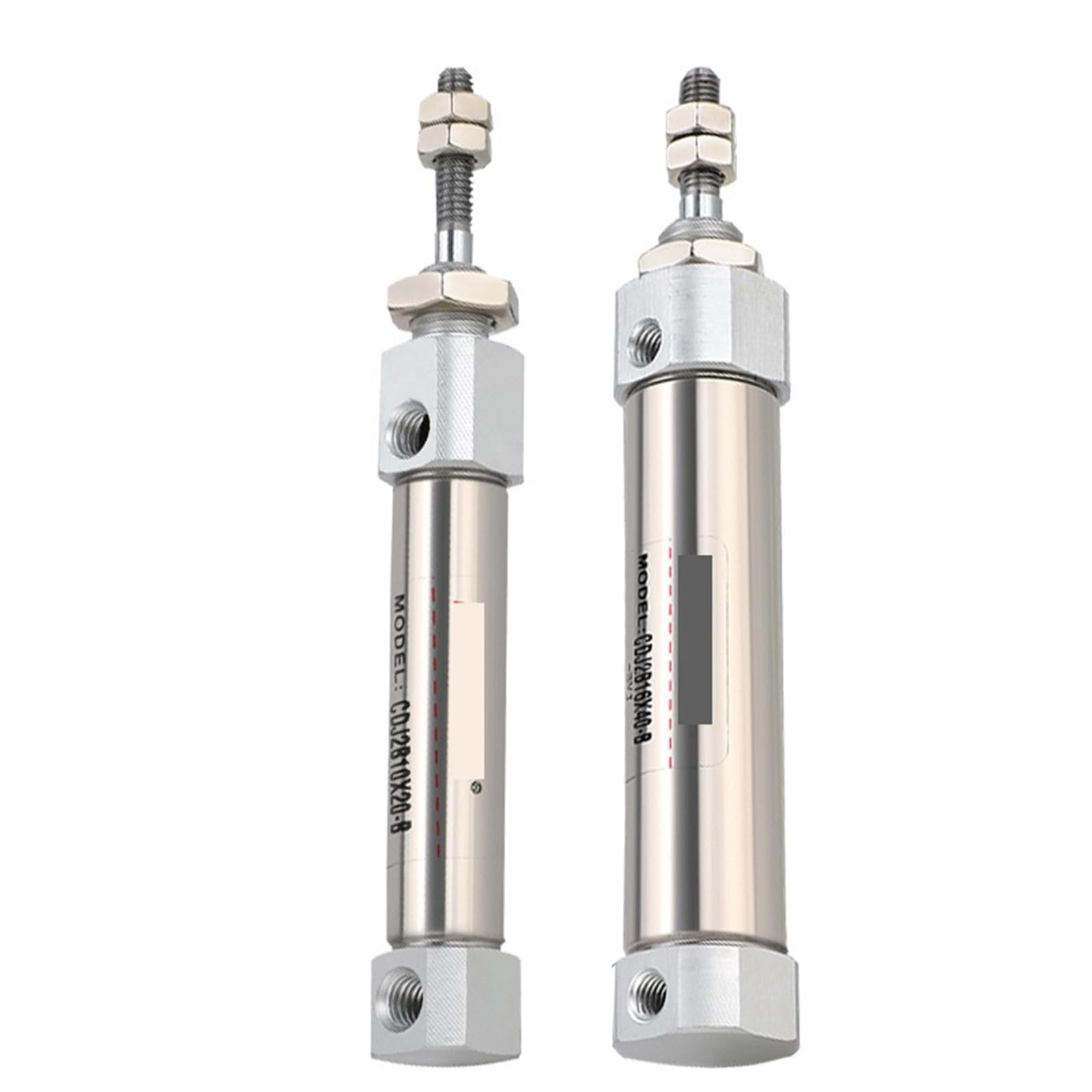 Cilindro CDJ2B16 de acero inoxidable con carrera de 25 mm para sistemas neumáticos