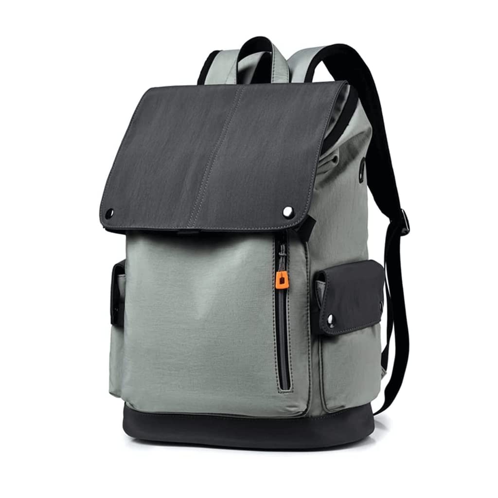 Mochilas De Cuero De 14 Pulgadas Mochilas Impermeables Para Computadora Portátil De Cuero Con Usb De Ciudad Mochila De Viaje Informal Para Estudiantes Mochila