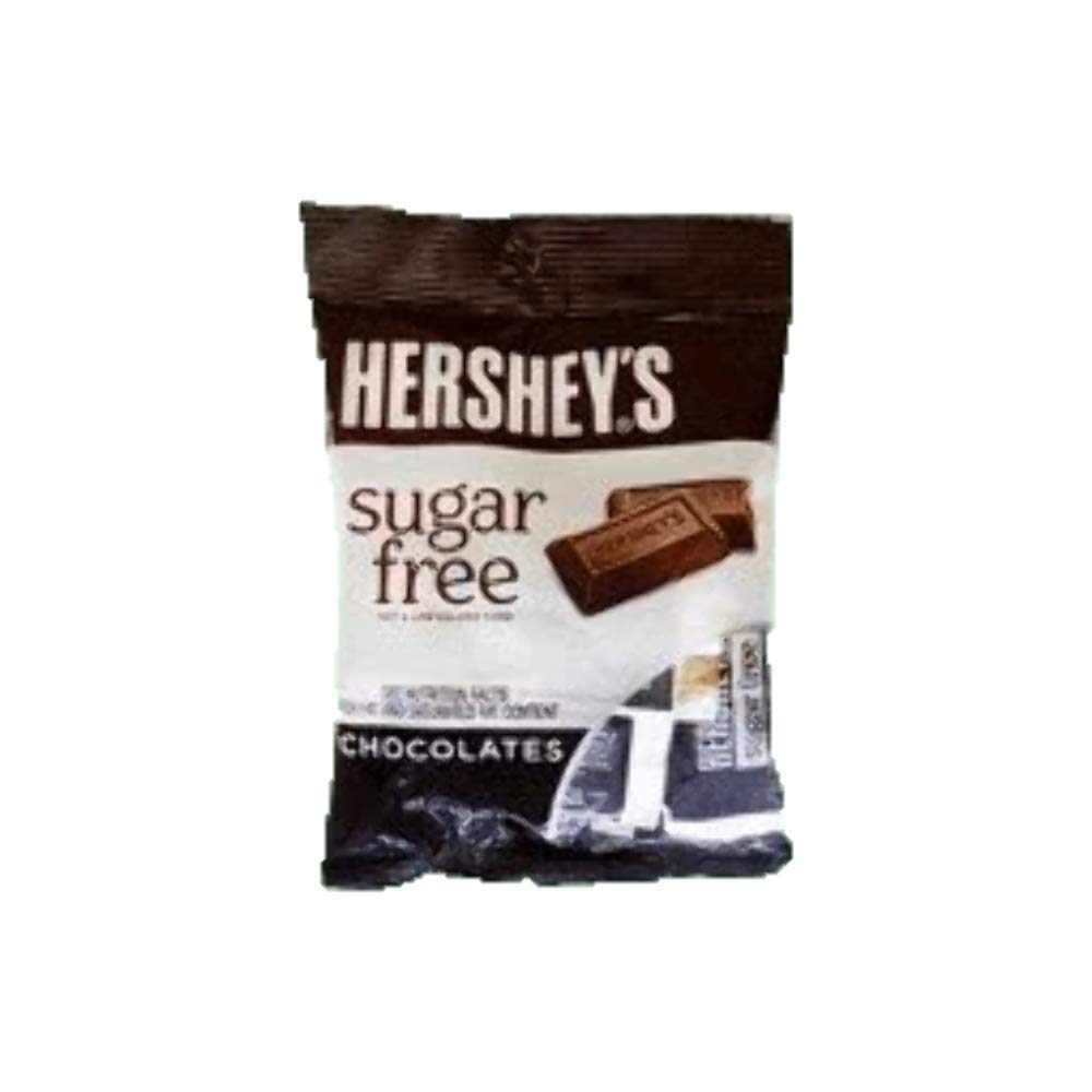 Photo 1 of **Exp 9/24**
Hershey's Sugar Free Chocolate with Caramel Candy, 3 Ounce Bag, Pack of 12