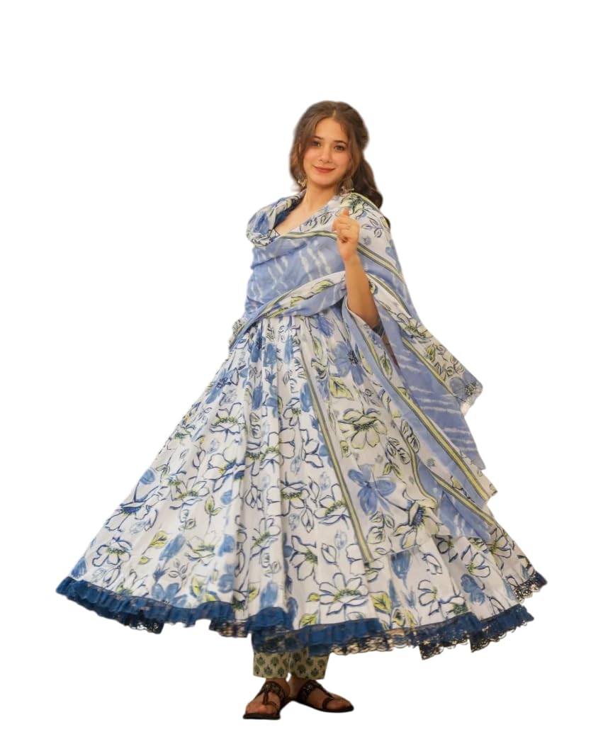 Rayon Anarkali Long Dress for Women-image-36