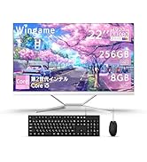 美品❤️Corei5✨Win11✨容量たっぷり✨初期設定済みなのですぐ使える Amazon.co.jp: Wingame 初期設定済 一体型パソコン 22型 FHD