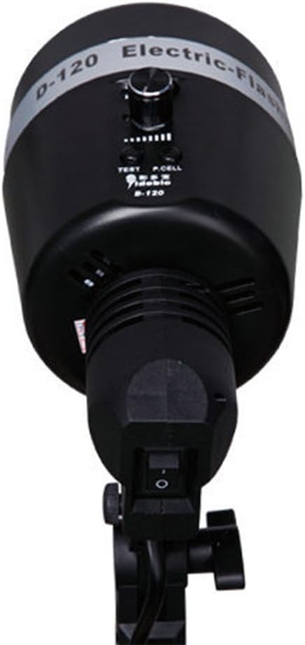 Dison D-120 Photo Studio Strobe Flash Light, E27 Master AC Slave Lighting Bulb Kit, 120WS 32GN 5500K, With E27 Bulb Holder Socket