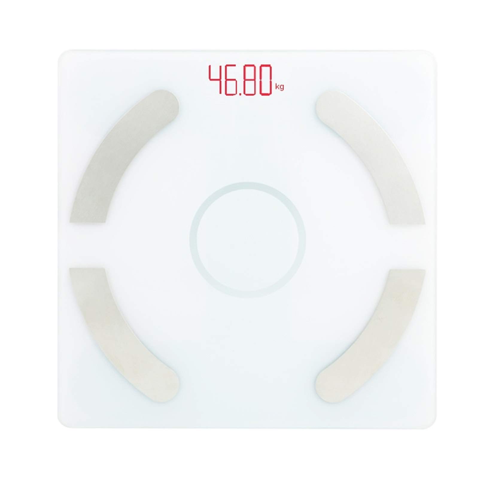 design de mode Pèse-personne au sol Pèse-personnes de salle de bain Pèse-personne Bluetooth Pèse-personne numérique Balance Analyseur de composition corporelle sans fil Smart Digital (Couleur : Noir,