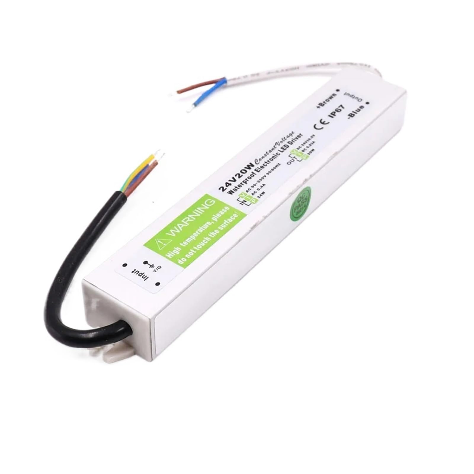 Transformateur LED 24V 100W étanche IP68 driver bande LED extérieur étanche - 8