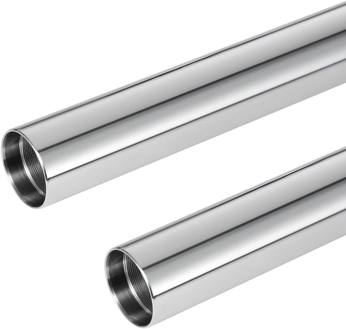 Motorcycle Chrome 41mm Fork Inner Pipes Stanchion for Suzuki SFV400 2009-2017 Gladius Fork Tubes Replacement 2010 2011 2012 2013 2014 2015 2016