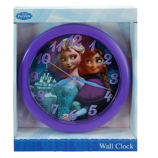 Frozen Wall Clock "10 Elsa and Anna