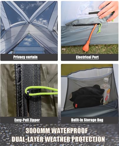 Three Bears 6-Person Double-Layer Tent