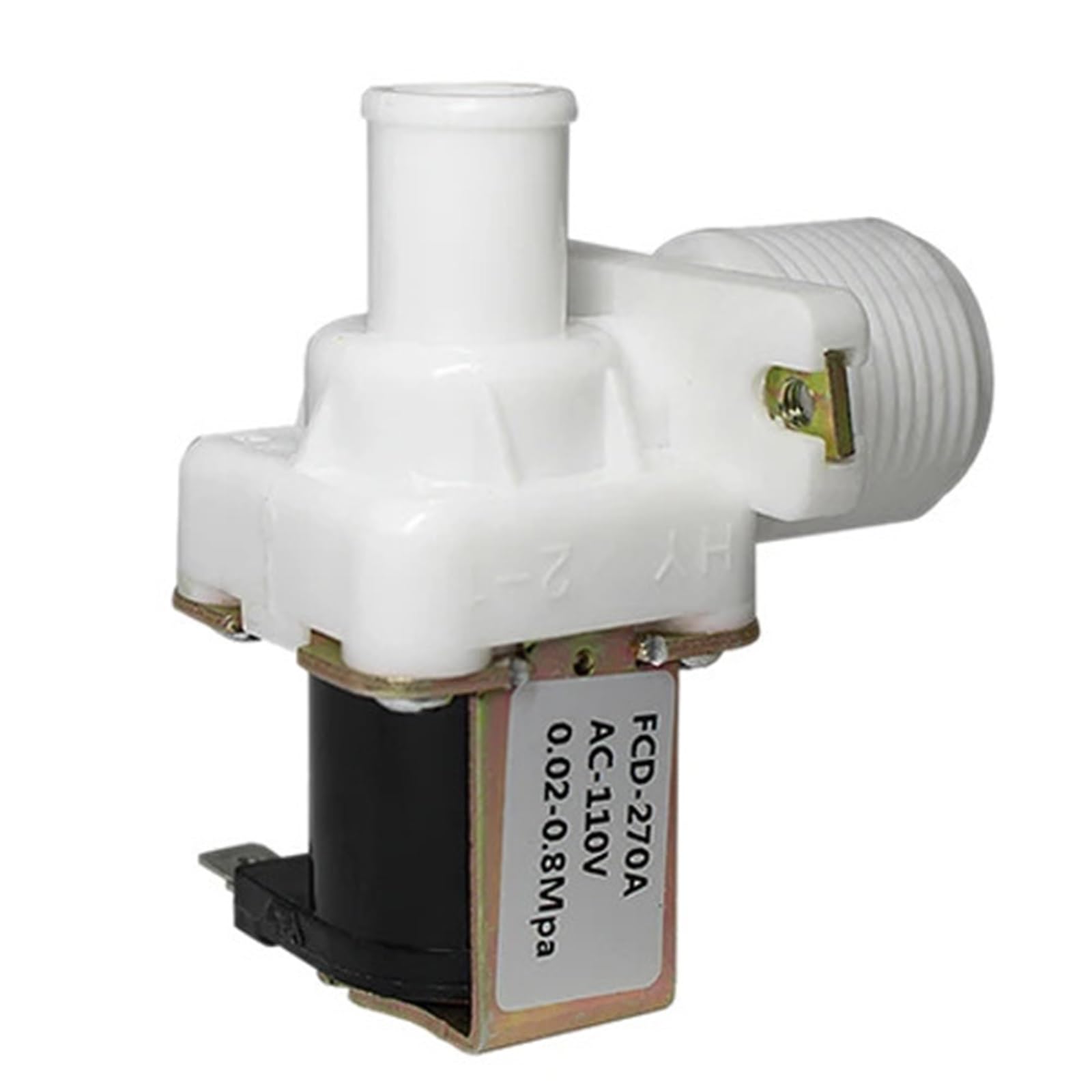 Jpvlcndj 3/4 " Water Inlet Electric Solenoid Valve Ac 220V 110V 12V 24V N/C 0.02 To 0.8Mpa - Right Angle Thread For Washing Machine(24V)