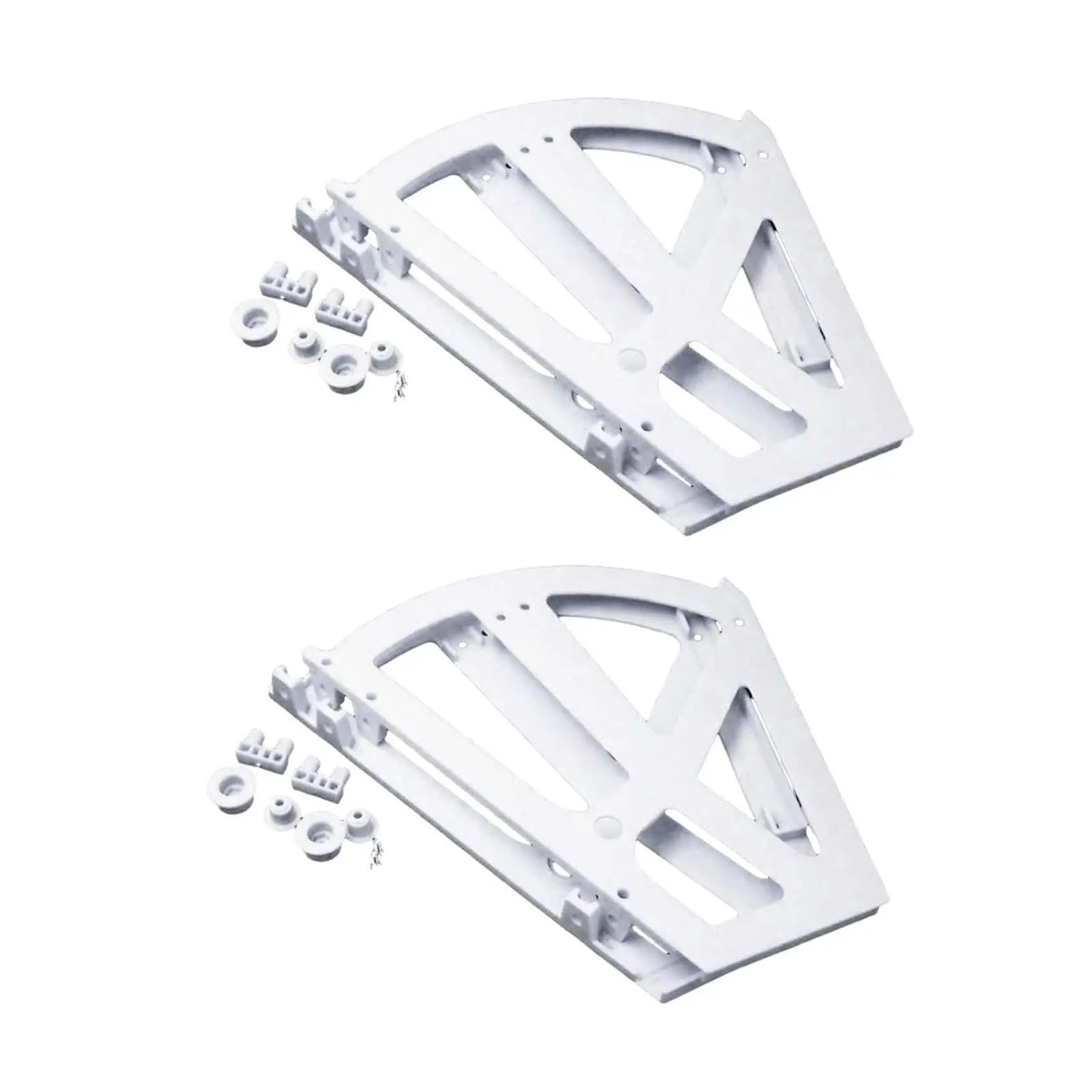 Shoe Cabinet Hinges, 2Pieces Furniture Shoe Rack Hinged Flip Plate Easy Install Home Cabinet Hinge PlateFrameShoesDrawer