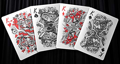 Baraja Masquerade Edición Black Box con Arte Personalizado miniatura 4