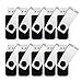 Produktbild juanw 20 Stück USB 2.0 Flash Drive Drehgelenk Stick Memory Stick schwarz 2 2 GB