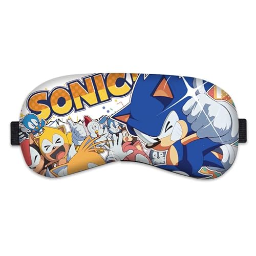 ソニックシリーズ アイマスク 睡眠用 男女兼用 可愛い 面白い 遮光 眼罩 安眠 快眠 キャラクターグッズ 不眠 昼寝 旅行 飛行機 光漏れなし 通気性 圧迫感なし 低反発素材 サイズ調整自由