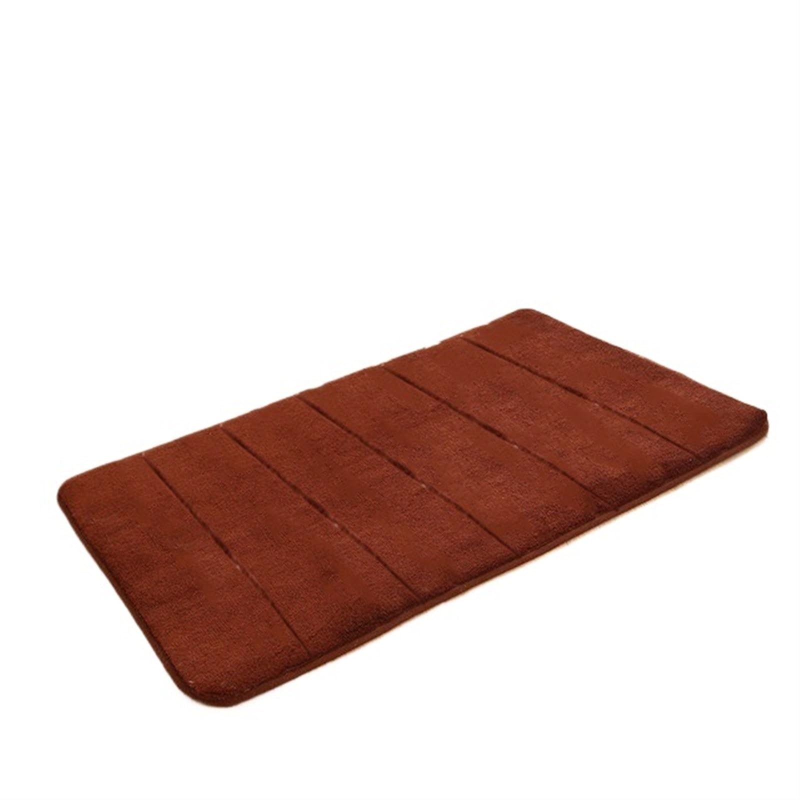 Shower Mat 12 Colors Home Bath Mat Absorbent Bathroom Carpets Rugs Soft Memory Foam Floor Bedroom Toilet Shower Rug Decor(Coffee)