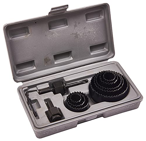 Amtech M1550 Hole Saw Kit in Blow Case, Set of 11 Pieces
