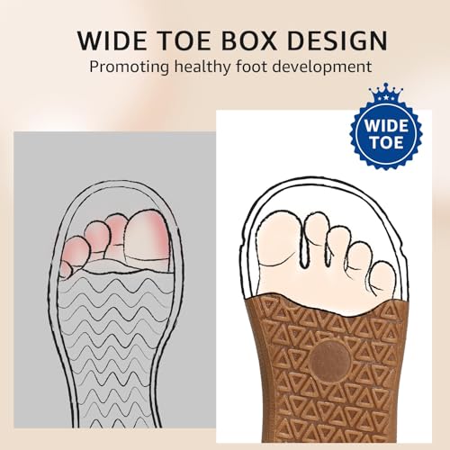 Toddler Wide Toe Box Barefoot Shoes: Boys Tennis Sneakers, First Walking Shoes, Flex Comfort Outdoor4