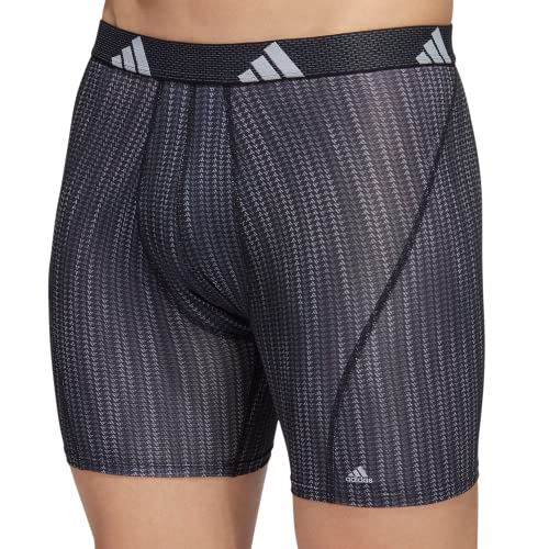 adidas Men's Sport Performance Mesh Boxer Brief Underwear (3-Pack)3