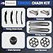 3.0 EXF Engine Overhaul Rebuild Kit w/Connecting Rods & Pistons Bearings Kit Full Gasket Set & Timing Chain Kit Fit For Jeep Grand Cherokee Ram 1500 3.0T V6 - Diesel 2014-2019 68147397AA 68147228AA
