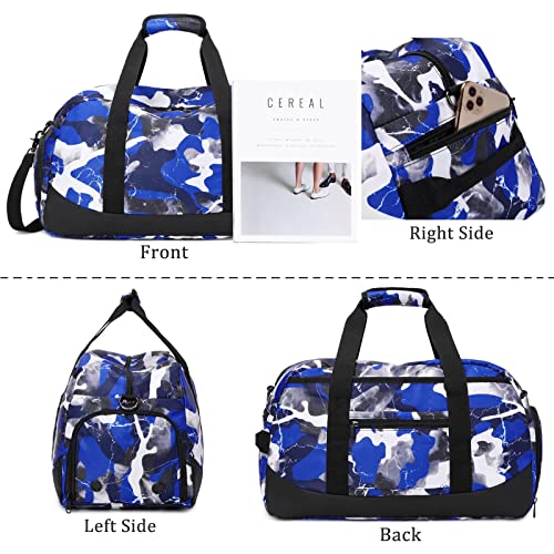 Jianya Kids Overnight Duffle Bag Boys Sport Gym Bag With Shoe Compartment & Wet Pocket, Carry On Weekender Travel Bag For Kid Boys #TOP2