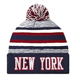 New York Beanie Hat Football Knit Hats Winter Cuffed Stylish Beanie Cap Sport Fans Fashion Toque Cap