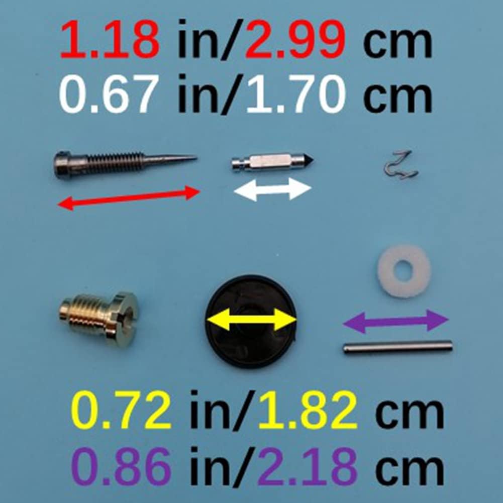 Carb Carburetor Rebuild Repair Gasket Float Kit Compatible with Marvel Schebler Onan Engine Model BF BG B43M B48M DD11 DD13 DD15 142-0570 146-0380 K7523 Z750