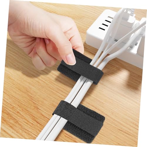 balacoo 40 piezas Cable Tie Holders para debajo del escritorio Auto-adhesivos organizadores de cables ajustables reutilizables miniatura 6