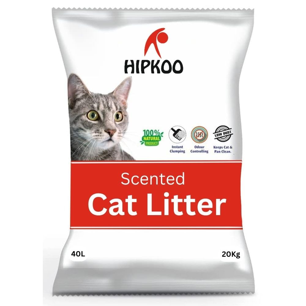 Hipkoo Bentonite Scented Cat Litter| Pet Litter Tray Refill (Pack of 1, 20 Kg) (B0CH8TFXB2) Amazon Price History, Amazon Price Tracker