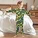 ODAWA Fall Outfit Toddler Tropical Leaves Long Sleeve 2 Piece Set 3T