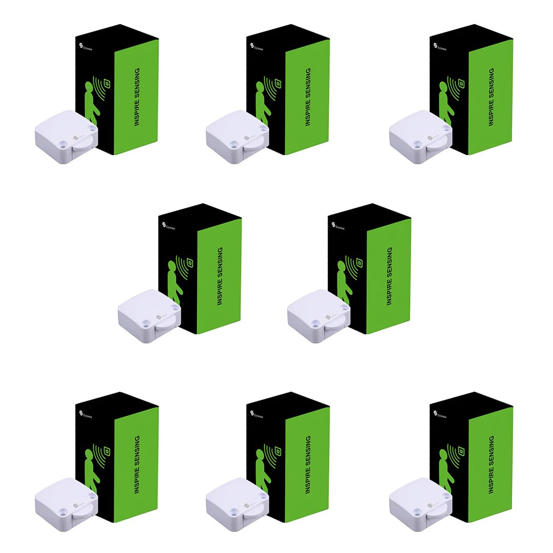 ESYSENSE Wardrobe Cabinet Door Switch | ON/OFF Light Control Push Button Switch | Automatic Cabinet Door Light Switch | Durable White Design | Pack of 8 (ESY-TC36)-image-12