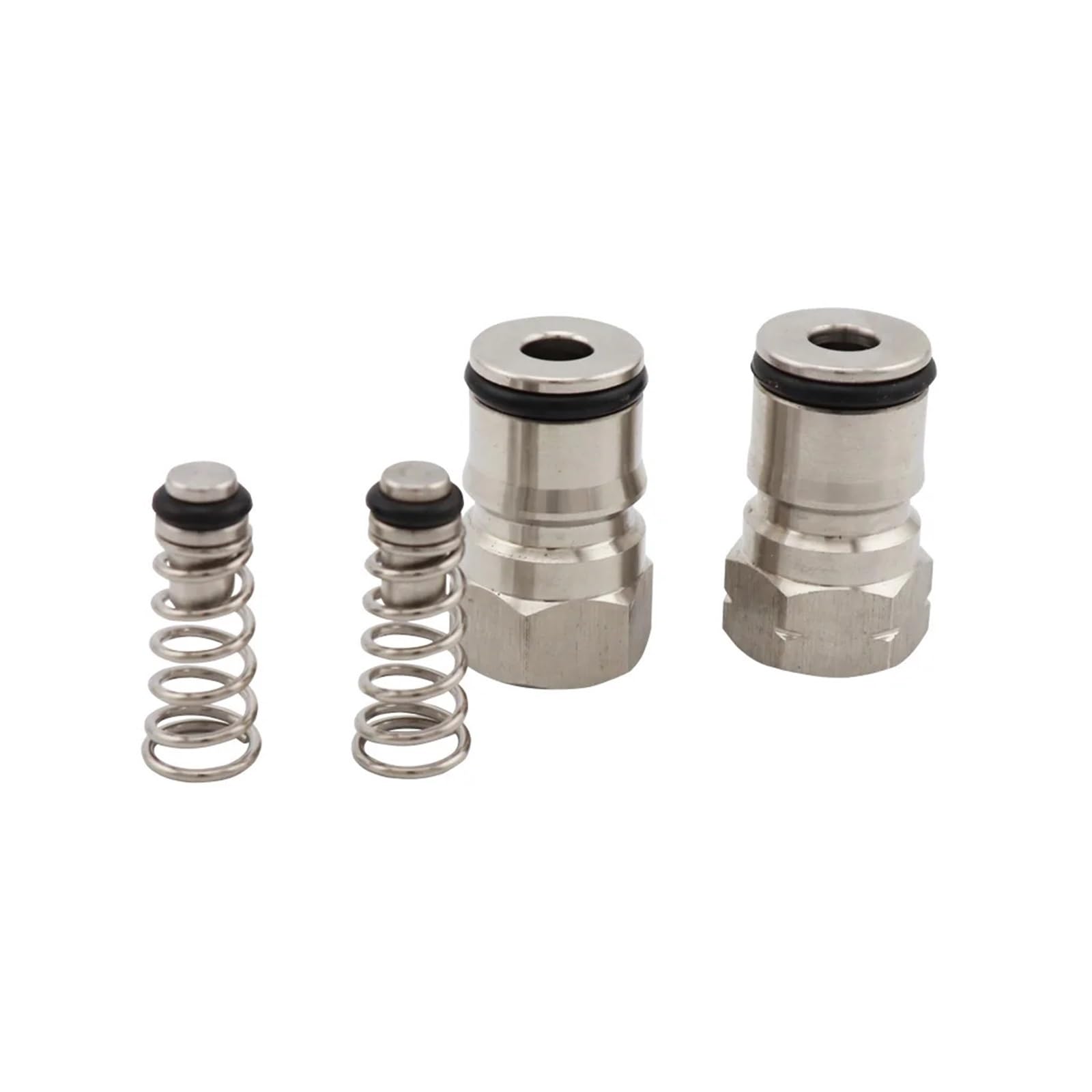 Bierfass-Kugelverschluss-Set (Kugelverschlussbolzen & Ventilkegel) – Edelstahl 304 & lebensmittelechter Gummi – 19/32"-18 & 9/16"-18, 1 Stück(19 32-g)