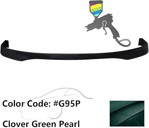 Miniatura 5 de IKON MOTORSPORTS, Borde de parachoques delantero compatible con Honda Civic 1999-2000, alerón de borde de parachoques delantero, divisor de mentón