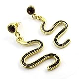 Dolce Vita [N3847]   Boucles Créateur 'Nora' marron doré