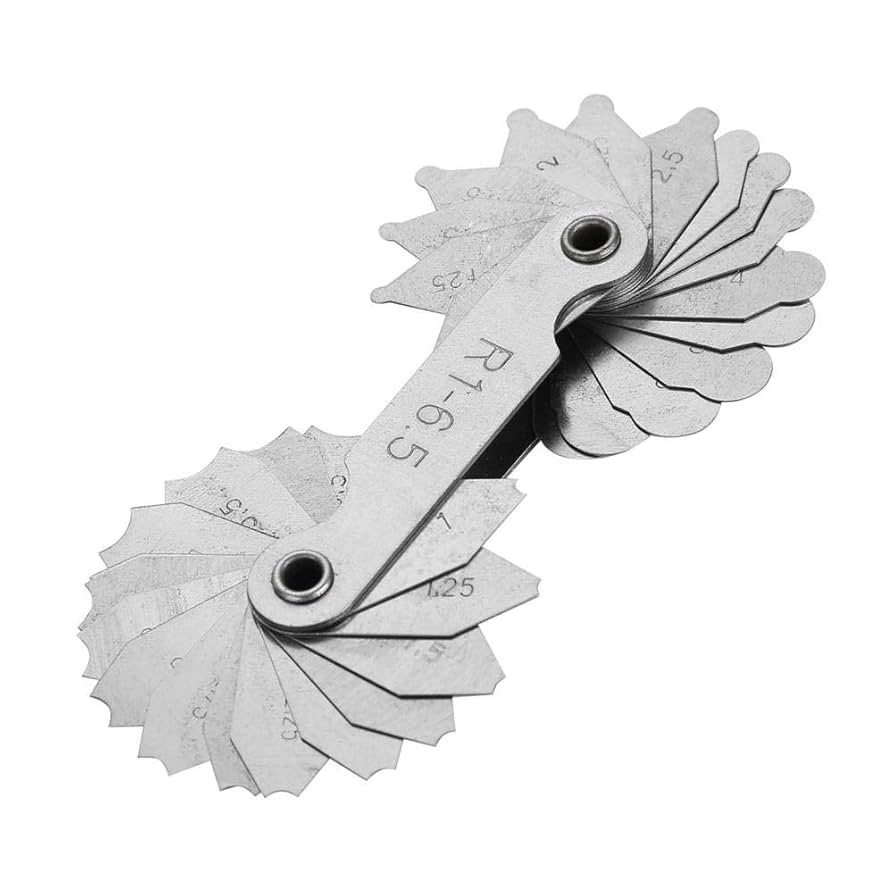 Amazon | TOPINCN ラジアスゲージ 半径測定 ゲージ ラジアス