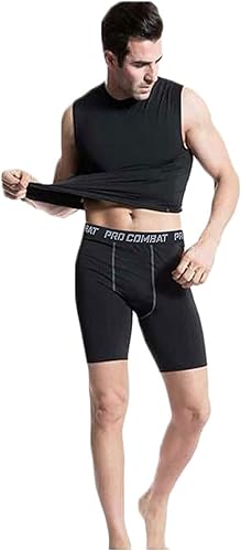 Miniatura 4 de Yomtiny Pantalones cortos de compresión para hombre paquete de 3 ropa interior de compresión atlética para hombre pantalones cortos frescos y secos