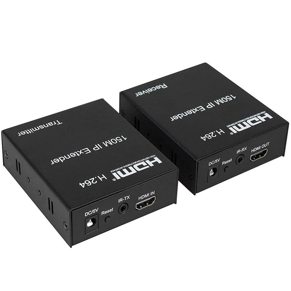 Tobo HDMI 150M IP Extender with Transmitter and Receiver 1080p HDMI H.264 Over Ethernet IP Extender-TD-436H.-image-11