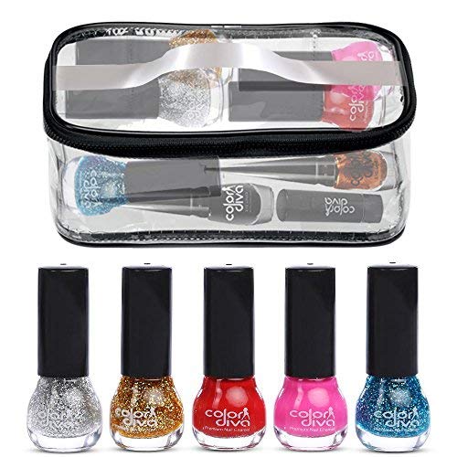 Adbeni Combo Set Nail Paint and Makeup Pouch