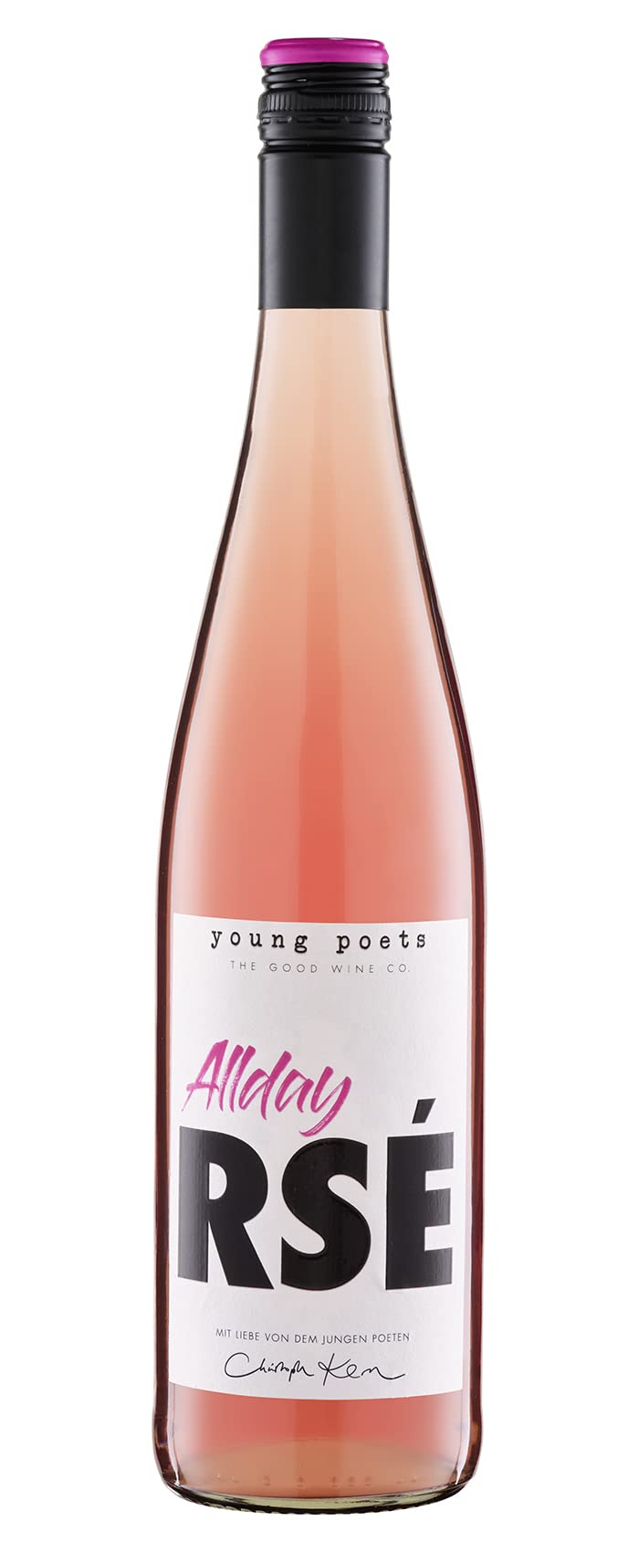 Young Poets Wein All Day Rosé Rosewein I fruchtig I Deutscher Qualitätswein aus Württemberg I 0.75l I Wein I Geschenkidee