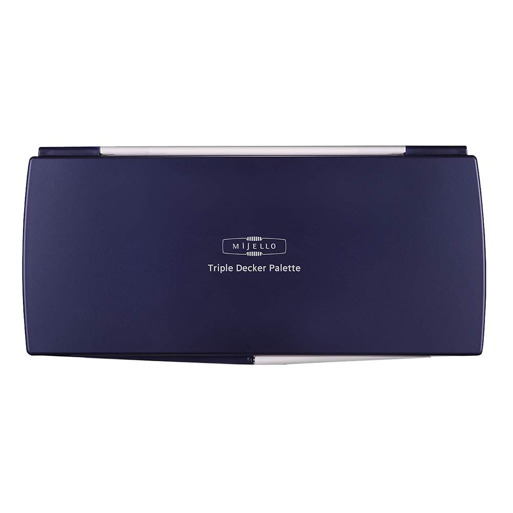 Mijello Triple Decker Palette 52 Wells - Modern, Blau, Kunststoff, Metall - Künstlerpalette