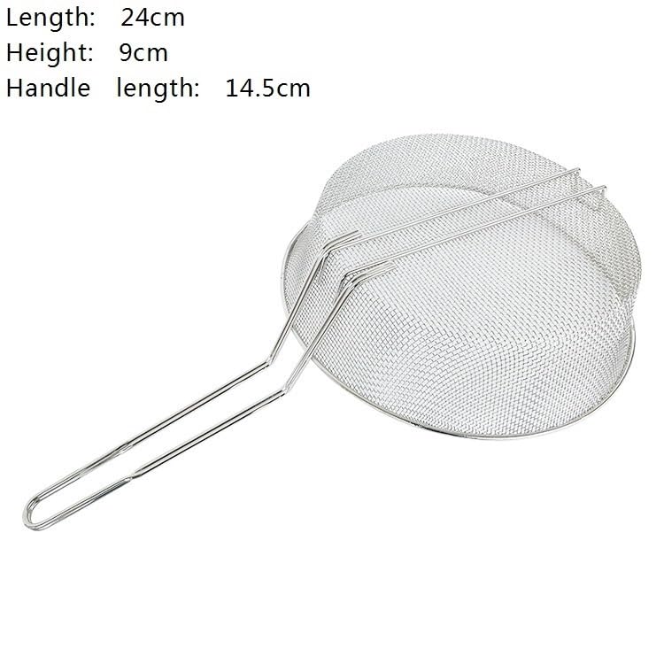 Cesta para freidora Skimmer de cesta for freír acero inoxidable con mango