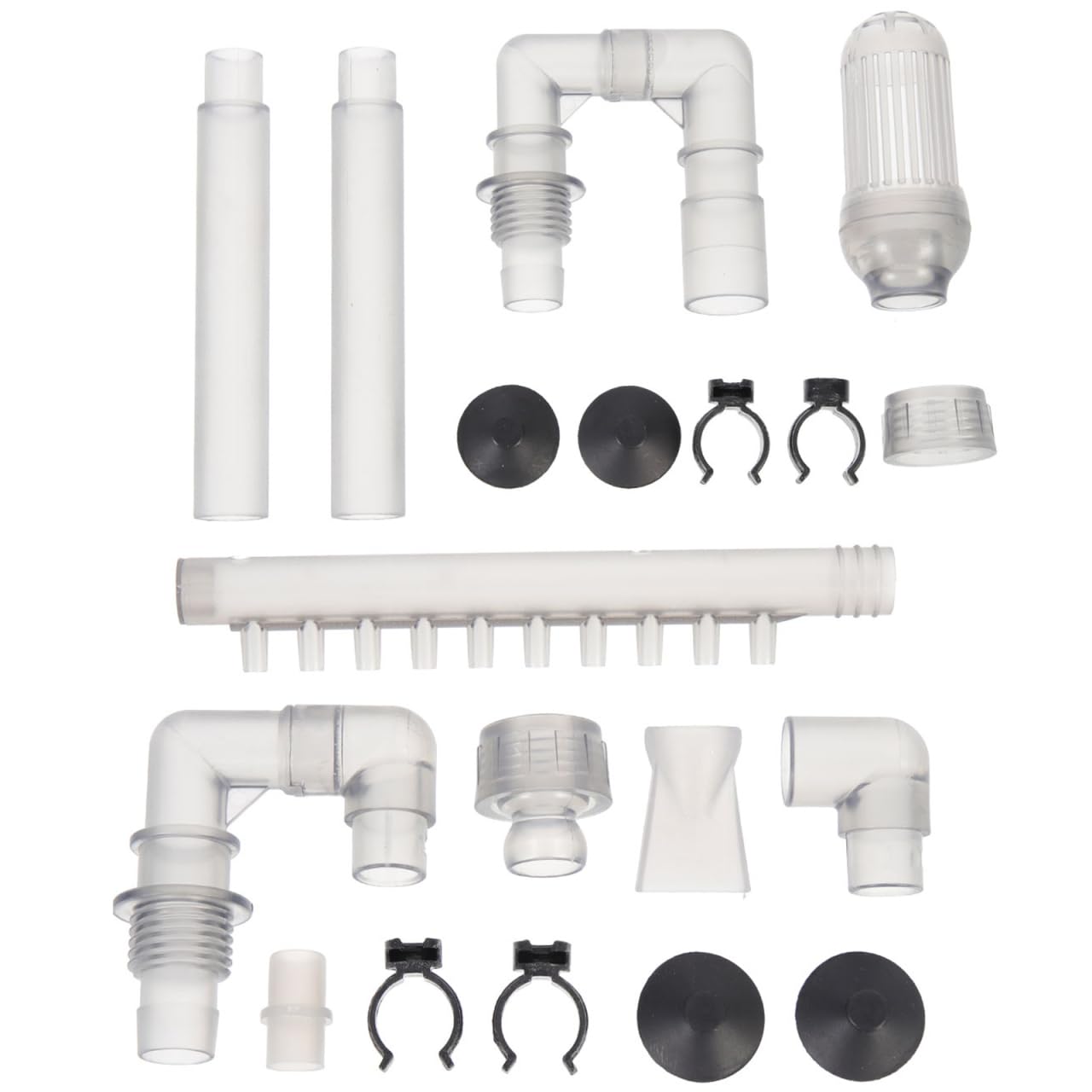 Toddmomy 12mm Aquarium Filter Tube Set Inlet and Outlet Water Pipe Accessories for Fish Tank Durable Plastic Water Supply Tube Essential Aquarium Accessory