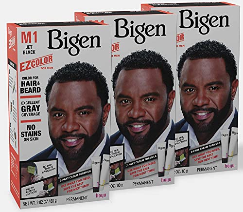 Image of M1 Bigen EZ Color for Men Jet Black - 3 Pack