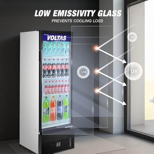 Image of Voltas CF320DA4- P-AL Double Door Deep Freezer, (White, 303 LITRES)