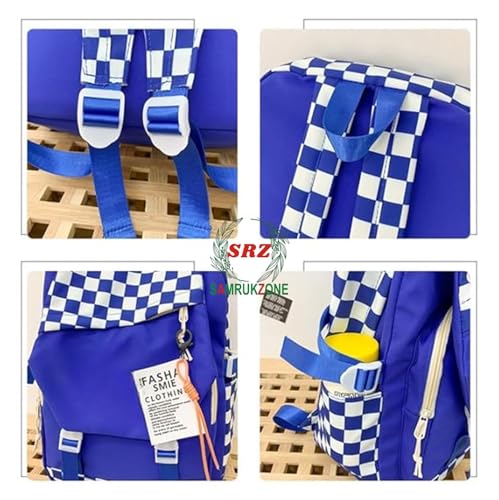 Image of SRZ School Bag College Bag Backpack for women Travel bag Polyester Trendy Stylish Backpack Drawstring Embroidery