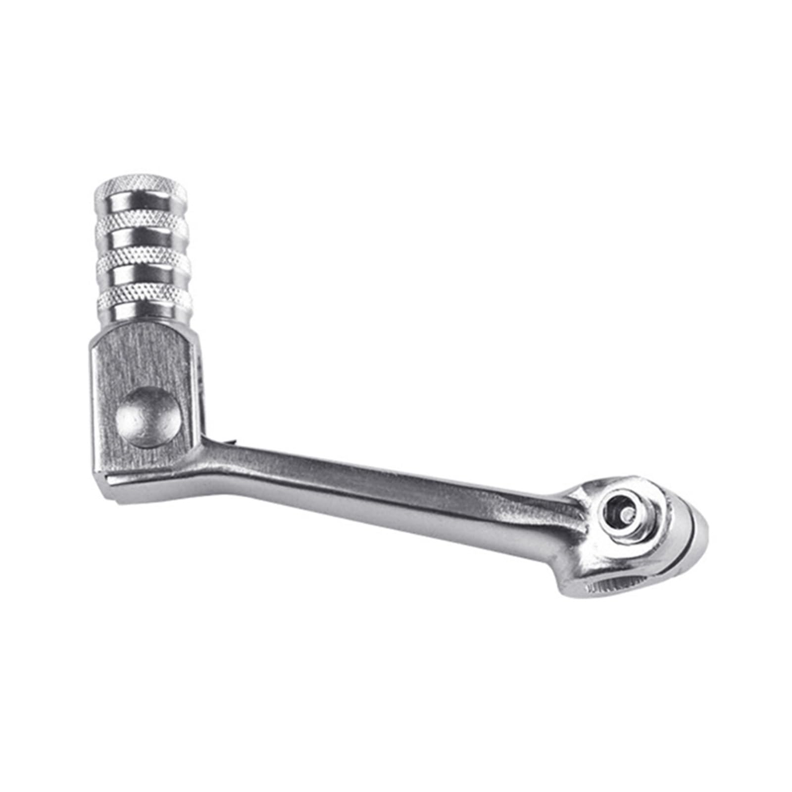 Tpsobru Silver Motorbike Foot Rest Aluminum Motorcycle Gear Shifts Lever For Dirt Bike Pit Bikes Shifter Pedal Gear Replacement Motorbike Shifter Lever(Silver)