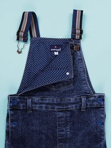 Image of KiddoPanti Boys Denim Dungaree Pant