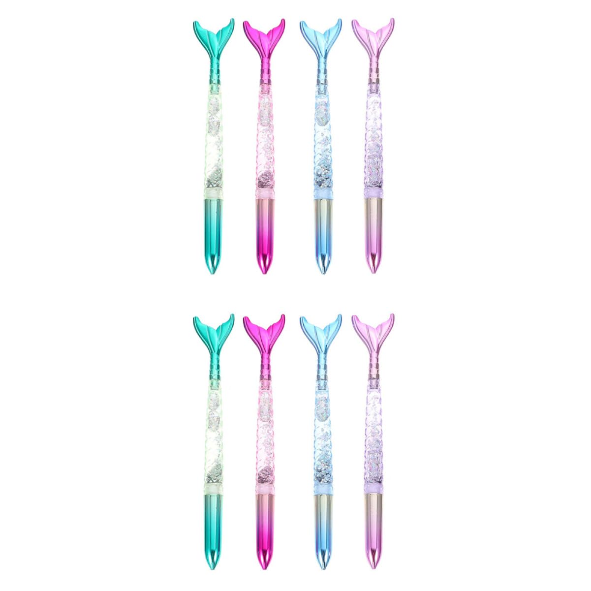ABOOFAN 24pièces Stylos Forme De Sirène Avec Encre Gel Stylos Adorables Pour École Et Bureau Écriture Douce Et Fluide Pour