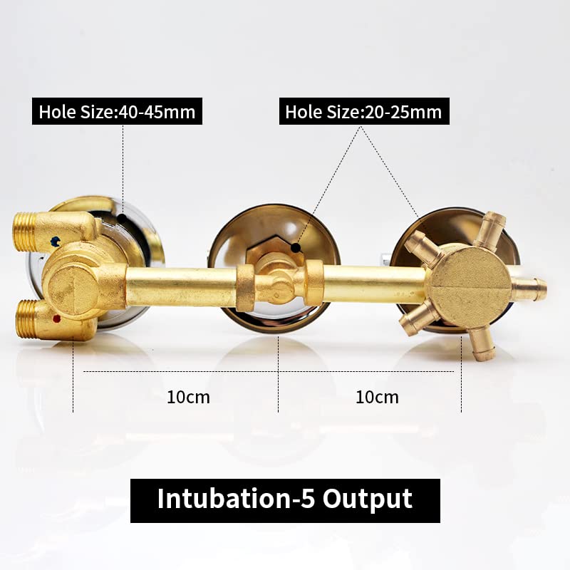 Mitigeur thermostatique de douche multi-voies à contrôle de température