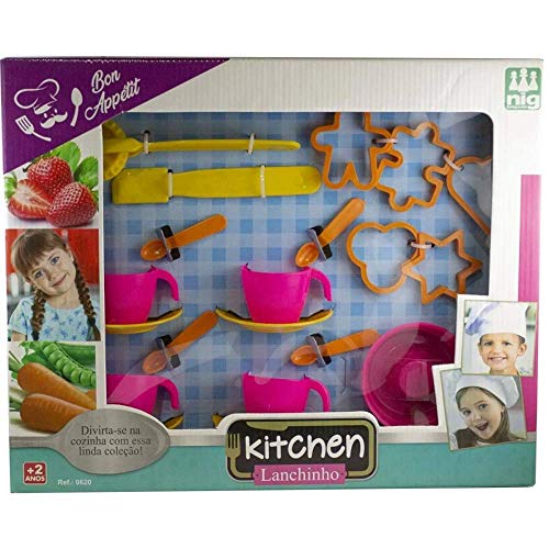 Nig Brinquedos Conjunto Utensílios Infantil Lanchinho 19 Peças